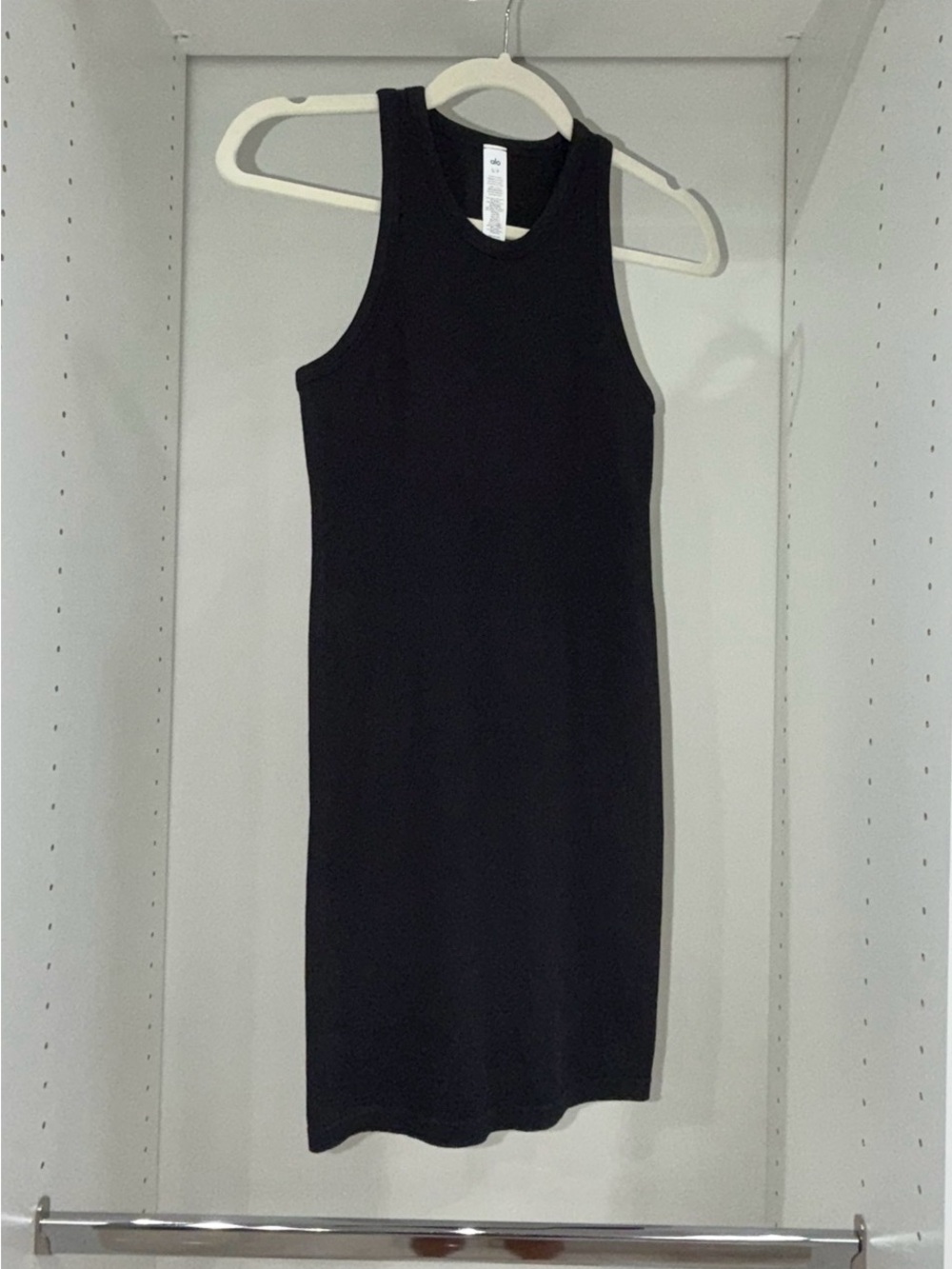 🖤 Alo Yoga Seamless Ribbed Warm Nights Dress
